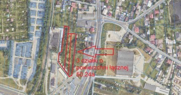 Na sprzedaż &ndash; 3 działki o łącznej powierzchni 50,24 ara