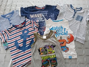 Koszulki z kr&oacute;tkim rękawem, r. 92