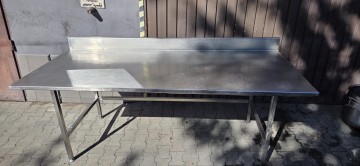 Stół nierdzewny 240 x 100 cm