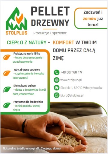 PELLET DRZEWNY &ndash; TANIO I EKOLOGICZNIE