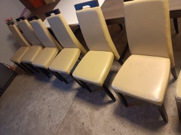 Drewniane solidne krzesła 50 sztuk do restauracji / lokalu