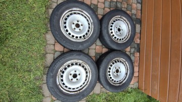 Sprzedam 4x felgi stalowe 6Jx15H2 ET45 z oponami 195/