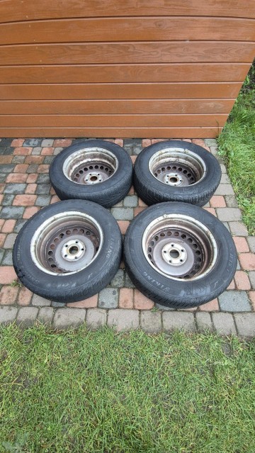 Sprzedam 4x felgi stalowe 6Jx15H2 ET45 z oponami 195/