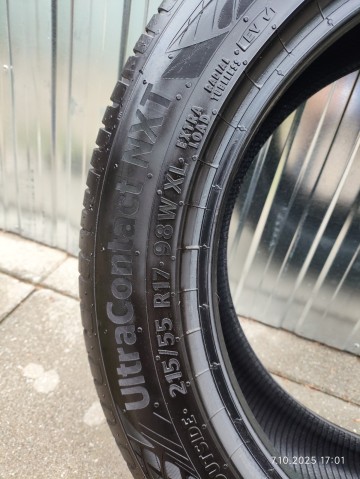 Opona Continental ultra contact NXT 215/55R17  2025 rok