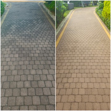 Mycie kostki brukowej mycie dachów mycie elewacji