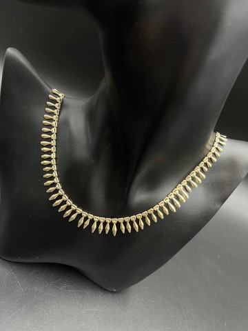 Złoty łańcuszek  Pr&oacute;ba 585  Waga: 8.40 g