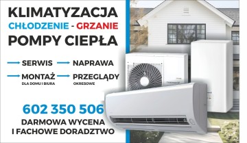 Montaż klimatyzacji i pomp ciepła - sprzedaż, montaż.