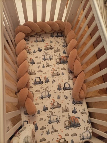 Ochraniacz warkocz do łóżeczka