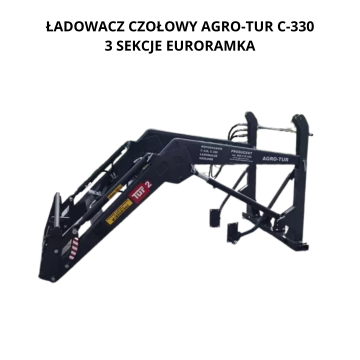 ŁADOWACZ tur euroramka C 330 3 sekcje hydrauliki nowy siłown