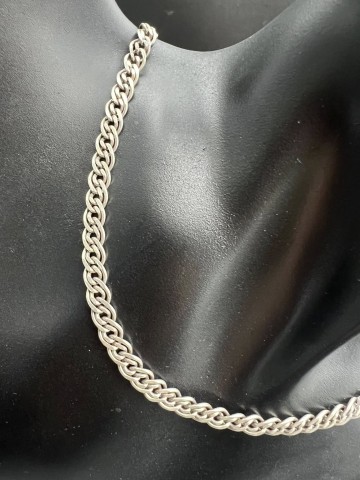 Srebrny łańcuszek  Pr&oacute;ba 925  Waga: 14.25 g