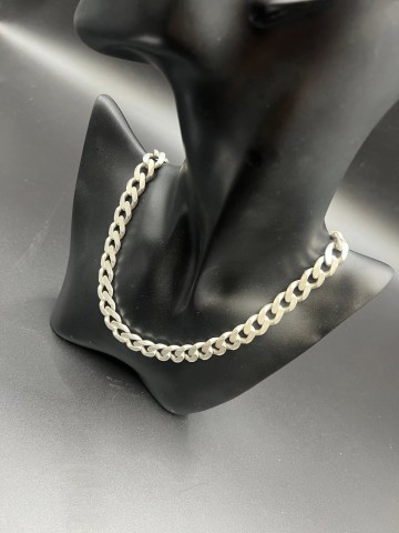 Srebrny łańcuch męski