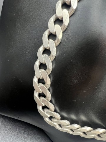 Srebrny łańcuch męski