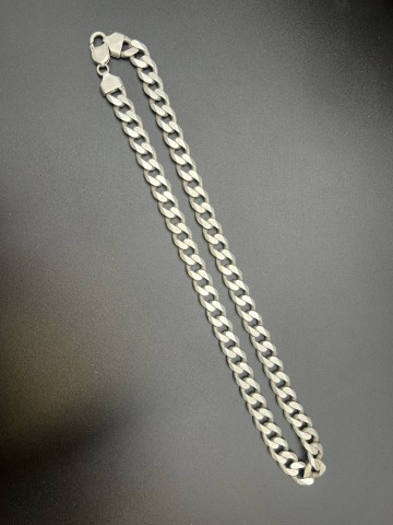 Srebrny łańcuch męski