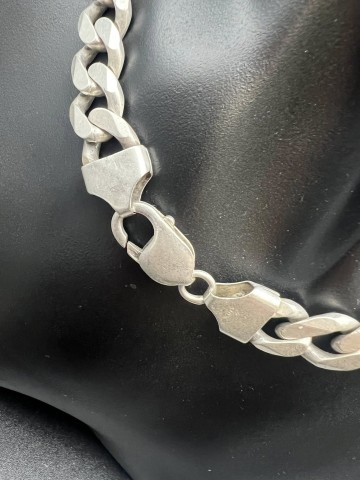 Srebrny łańcuch męski