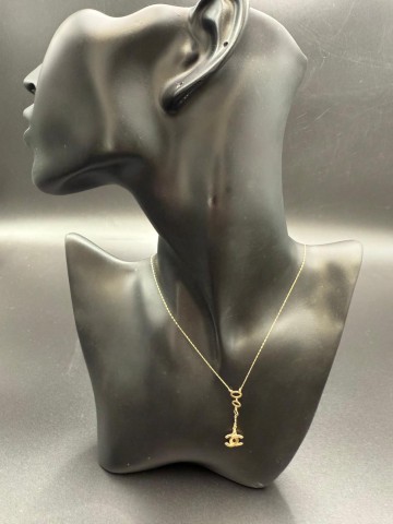 Złoty łańcuszek 14k Pr&oacute;ba 585  Waga: 1.25 g