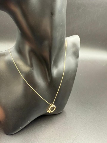 Złoty łańcuszek 14k Pr&oacute;ba 585  Waga: 2.20 g