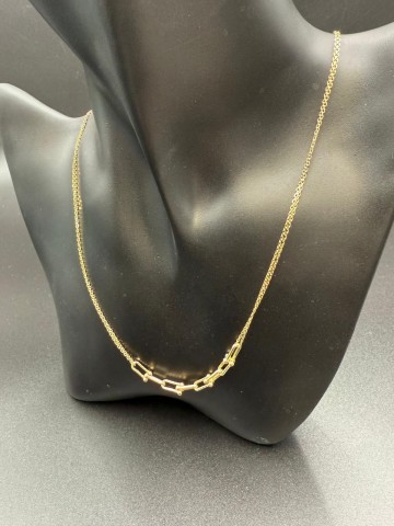 Złoty łańcuszek 14k Próba 585 Waga: 3.40 g