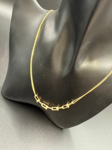 Złoty łańcuszek 14k Próba 585 Waga: 3.40 g