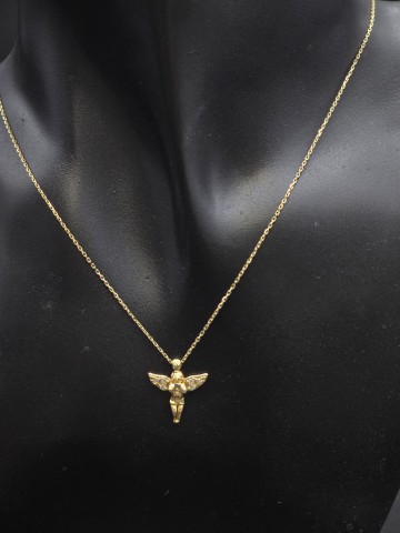 Złoty łańcuszek 14k Pr&oacute;ba 585  Waga: 1.94 g