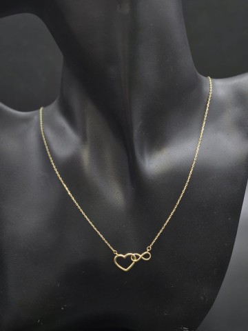 Złoty łańcuszek 14k Pr&oacute;ba 585  Waga: 1.84 g