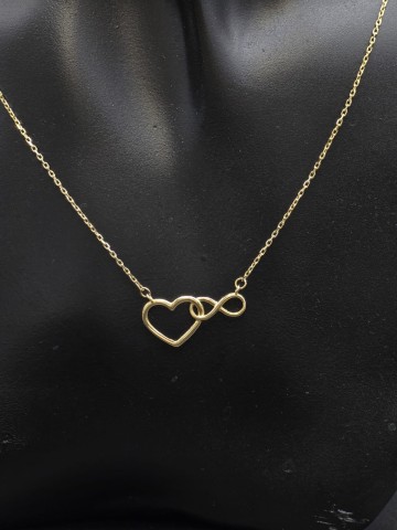 Złoty łańcuszek 14k Pr&oacute;ba 585  Waga: 1.84 g