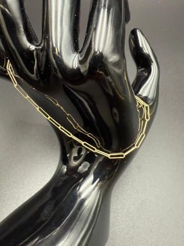 Złota bransoletka 14k Pr&oacute;ba 585 Waga: 1.37 g