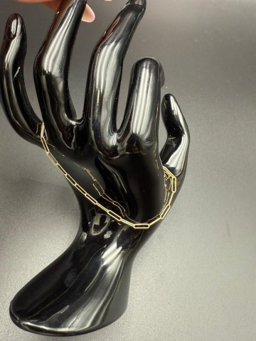 Złota bransoletka 14k Pr&oacute;ba 585 Waga: 1.37 g