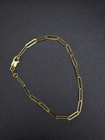 Złota bransoletka 14k Pr&oacute;ba 585 Waga: 2.21 g