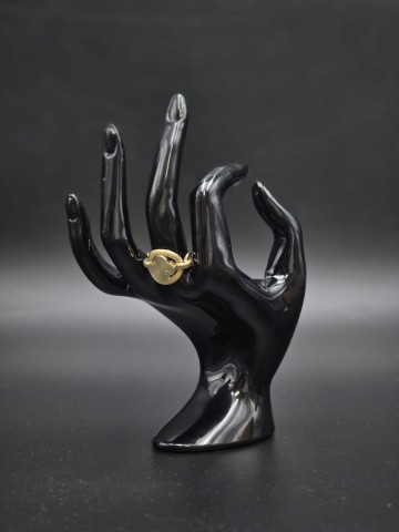 Złoty pierścionek 14k Pr&oacute;ba 585 Waga: 3.50 g