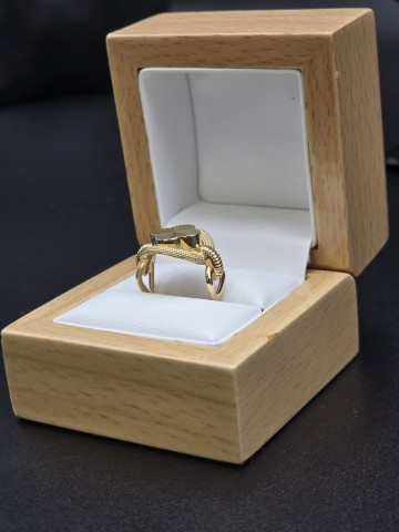 Złoty pierścionek 14k Próba 585 Waga: 3.50 g