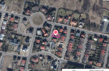 Niższa cena -działka z projektem domu parterowego -Chorzeń