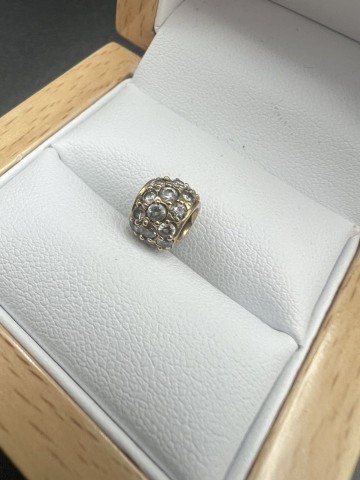 Złota zawieszka charms  Pr&oacute;ba 585  Waga: 1.05 g