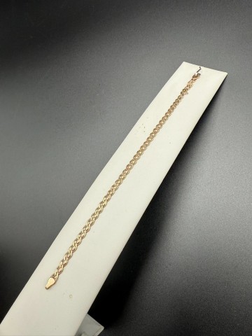 Złota bransoletka  Pr&oacute;ba 585  Waga: 4.65 gram