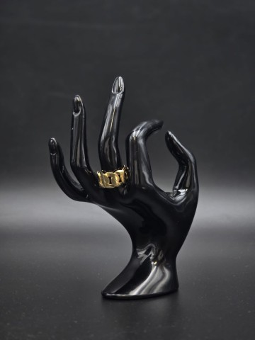 Złoty pierścionek Próba 585 Waga: 2.82 gram