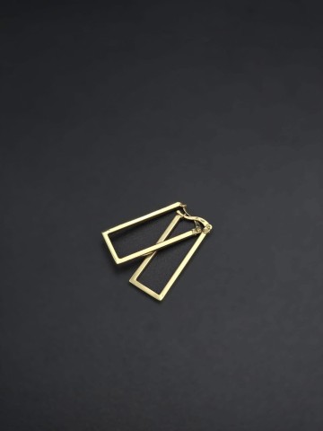 Złote kolczyki Pr&oacute;ba 585  Waga: 2.44 gram