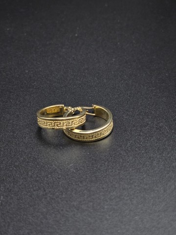 Złote kolczyki Pr&oacute;ba 585  Waga: 3.0 gram