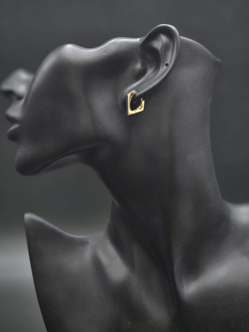 Złote kolczyki Pr&oacute;ba 585  Wag 2.0 gram