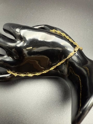 Złota bransoletka  Pr&oacute;ba 585  Waga 2.60 gram