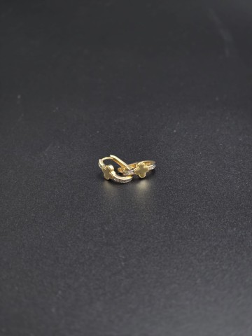 Złote kolczyki Pr&oacute;ba 585  Waga 2.98 gram