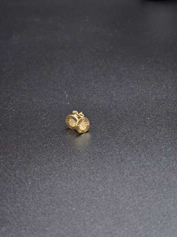 Złote kolczyki Pr&oacute;ba 585  Waga 1.41 gram