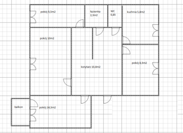 Konin ul. Zakole - mieszkanie na sprzedaż- NIŻSZA CENA !