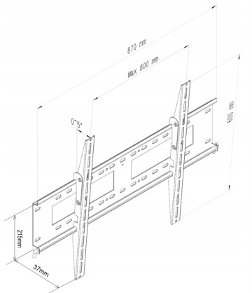 Uchwyt TV ART LCD/LED 37-100" 80KG AR-88XL