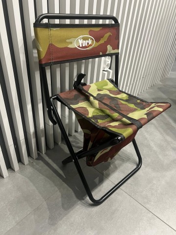 Krzesło York moro z oparciem i torbą