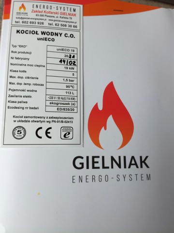 Sprzedam kocioł na eko groszek