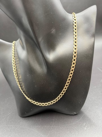 Złoty łańcuszek  Pr&oacute;ba 585  Waga 6.72 gram  Długość 52 cm Sz