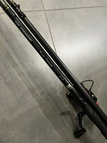 Wędka Robinson River Feeder sx3 3.90m 120g + kołowrotek Mira