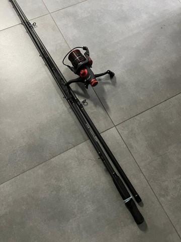 Wędka Robinson River Feeder sx3 3.90m 120g + kołowrotek Mira