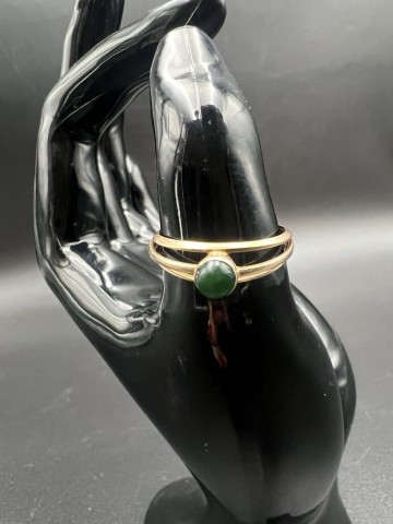 Złoty pierścionek  Pr&oacute;ba 585 Waga: 1.72 g