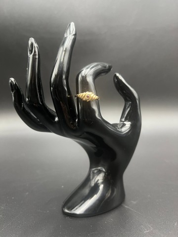 Złoty pierścionek  Pr&oacute;ba 585 Waga: 2.04 g