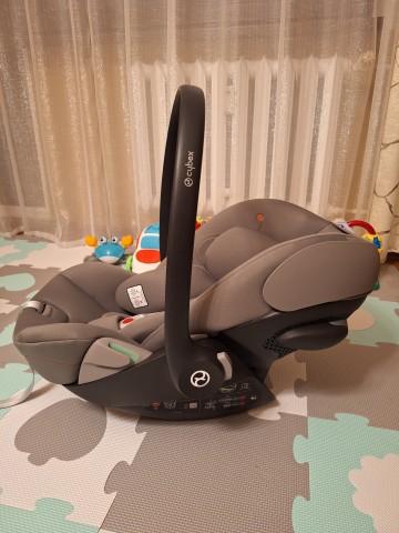 Cybex Cloud G i-Size Lava Grey +adaptery, otulacz, śpiworek